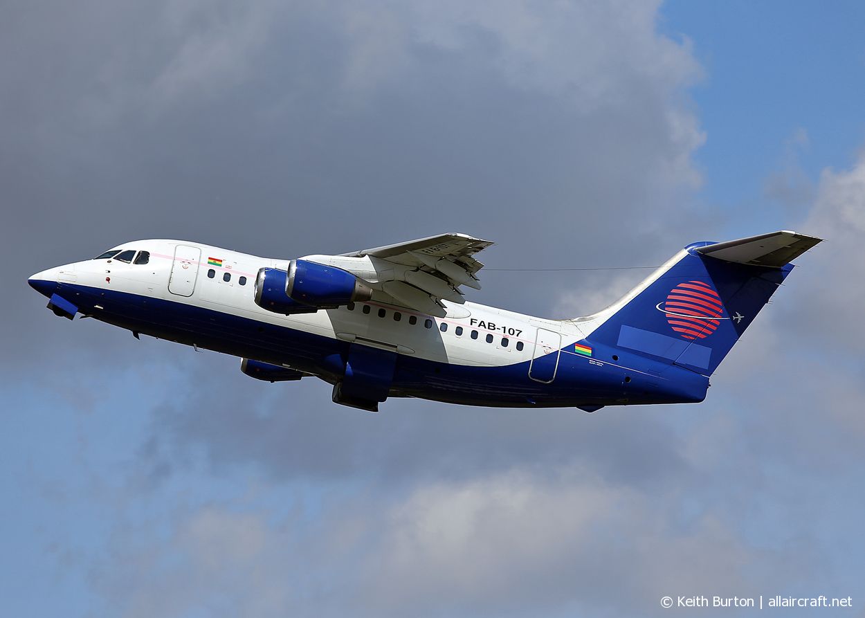 FAB-107 · British Aerospace Avro RJ70 · (SEN / EGMC)