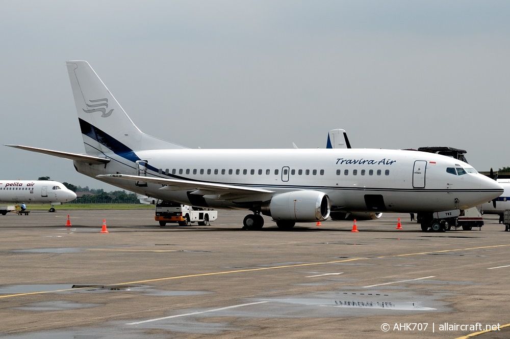 PK-TVZ · Boeing 737-5L9 · (HLP / WIHH)