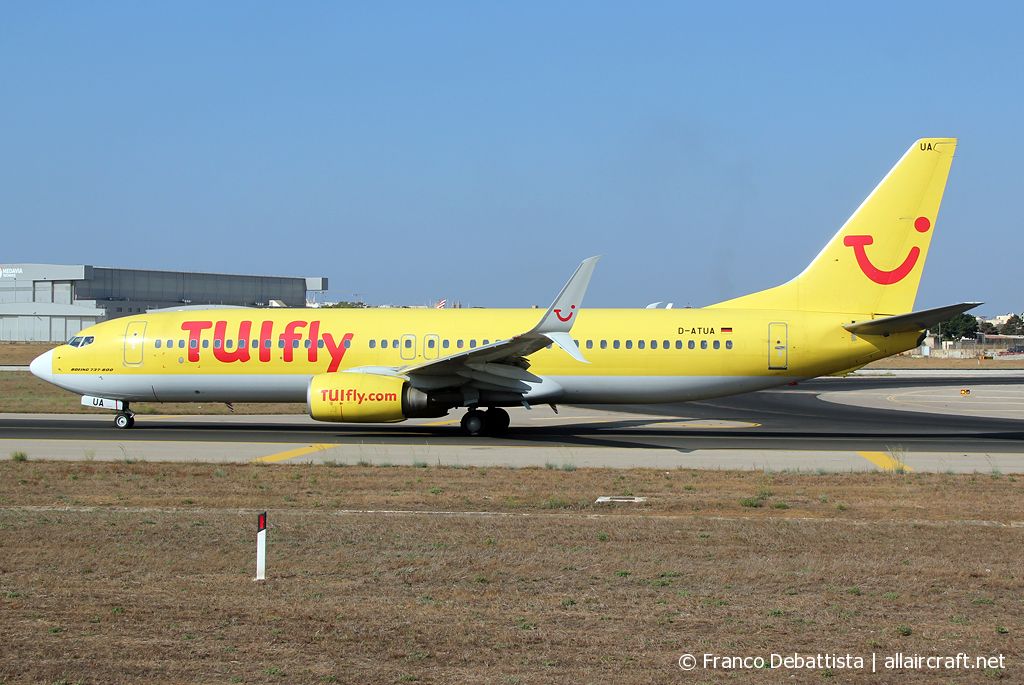 D-ATUA · Boeing 737-8K5(WL) · (MLA / LMML)