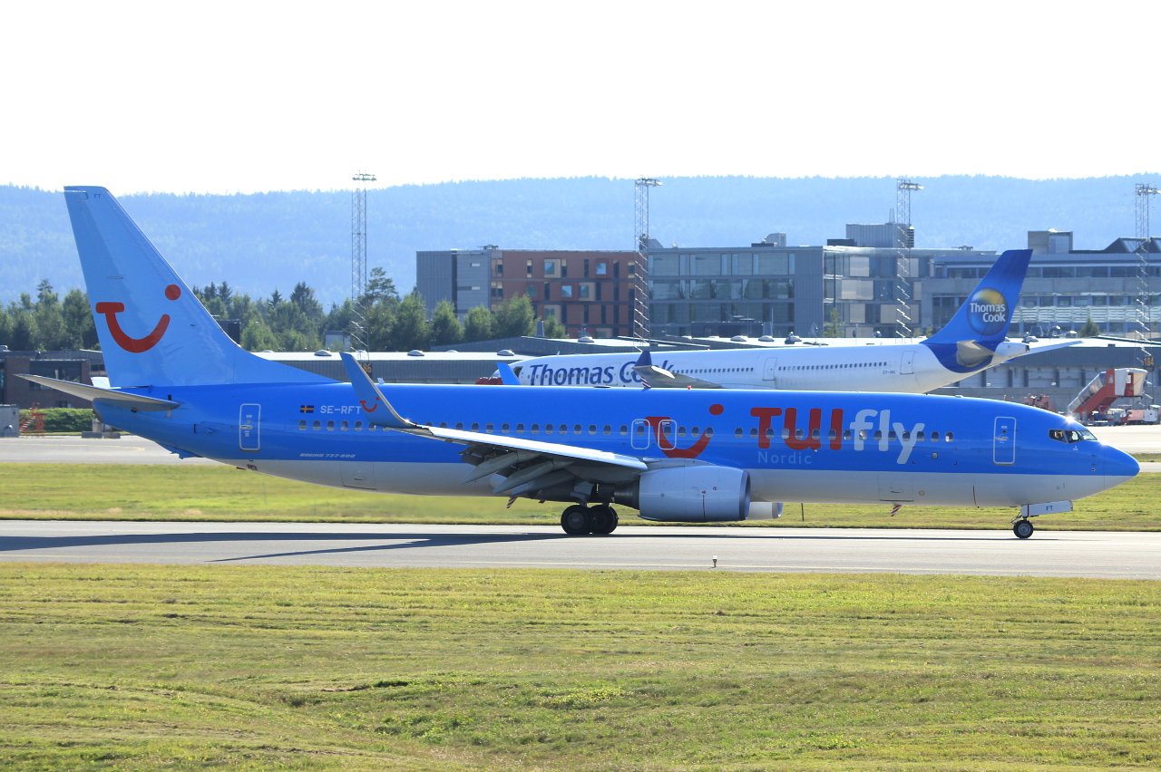 SE-RFT · Boeing 737-8K5(WL) · (OSL / ENGM)