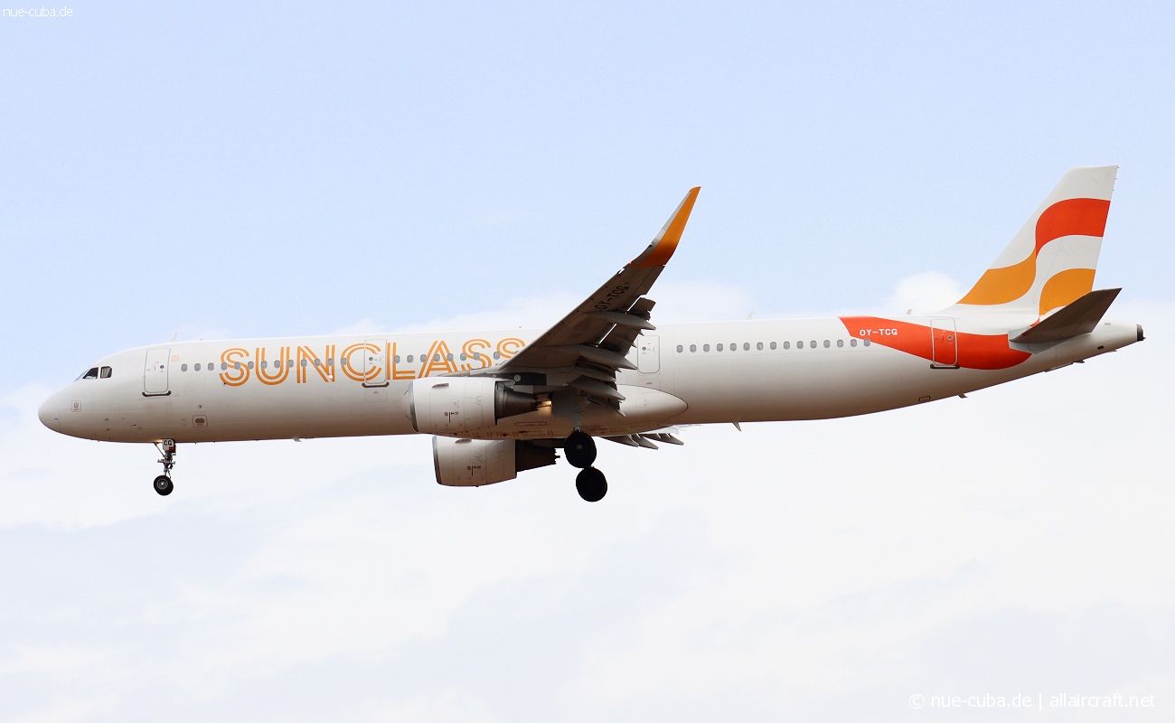 OY-TCG · Airbus A321-211(WL) · (PMI / LEPA / LESJ)