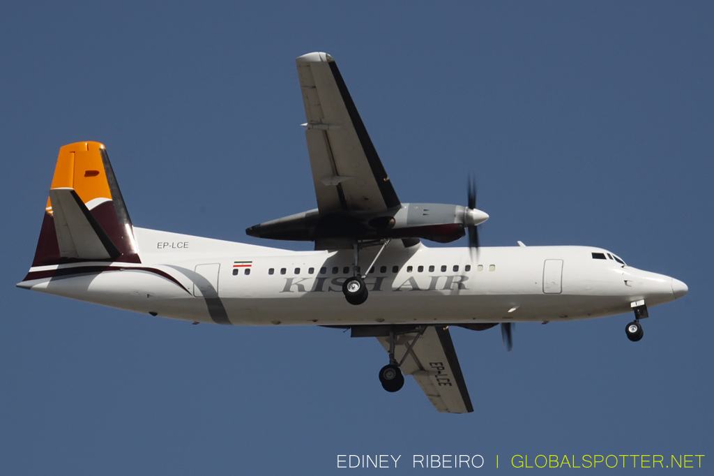 EP-LCE · Fokker 50 · (DXB / OMDB)