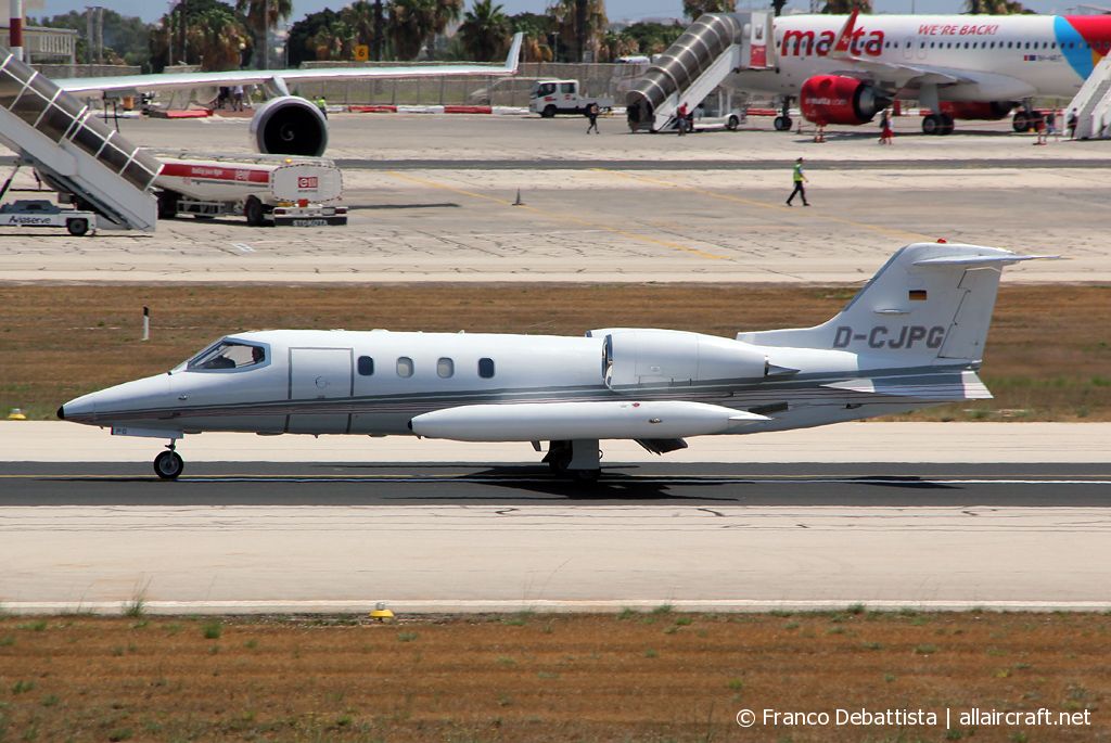 D-CJPG · Learjet 35A · (MLA / LMML)
