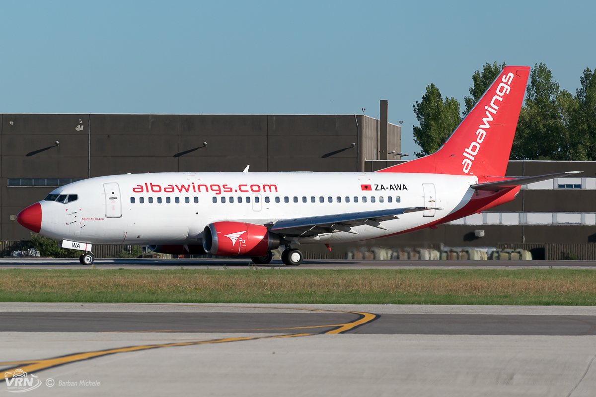 ZA-AWA · Boeing 737-5K5 · (TSF / LIPH)