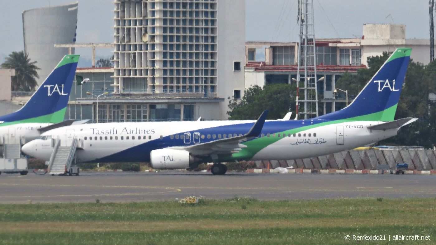 7T-VCD · Boeing 737-8ZQ(WL) · (ALG / DAAG)