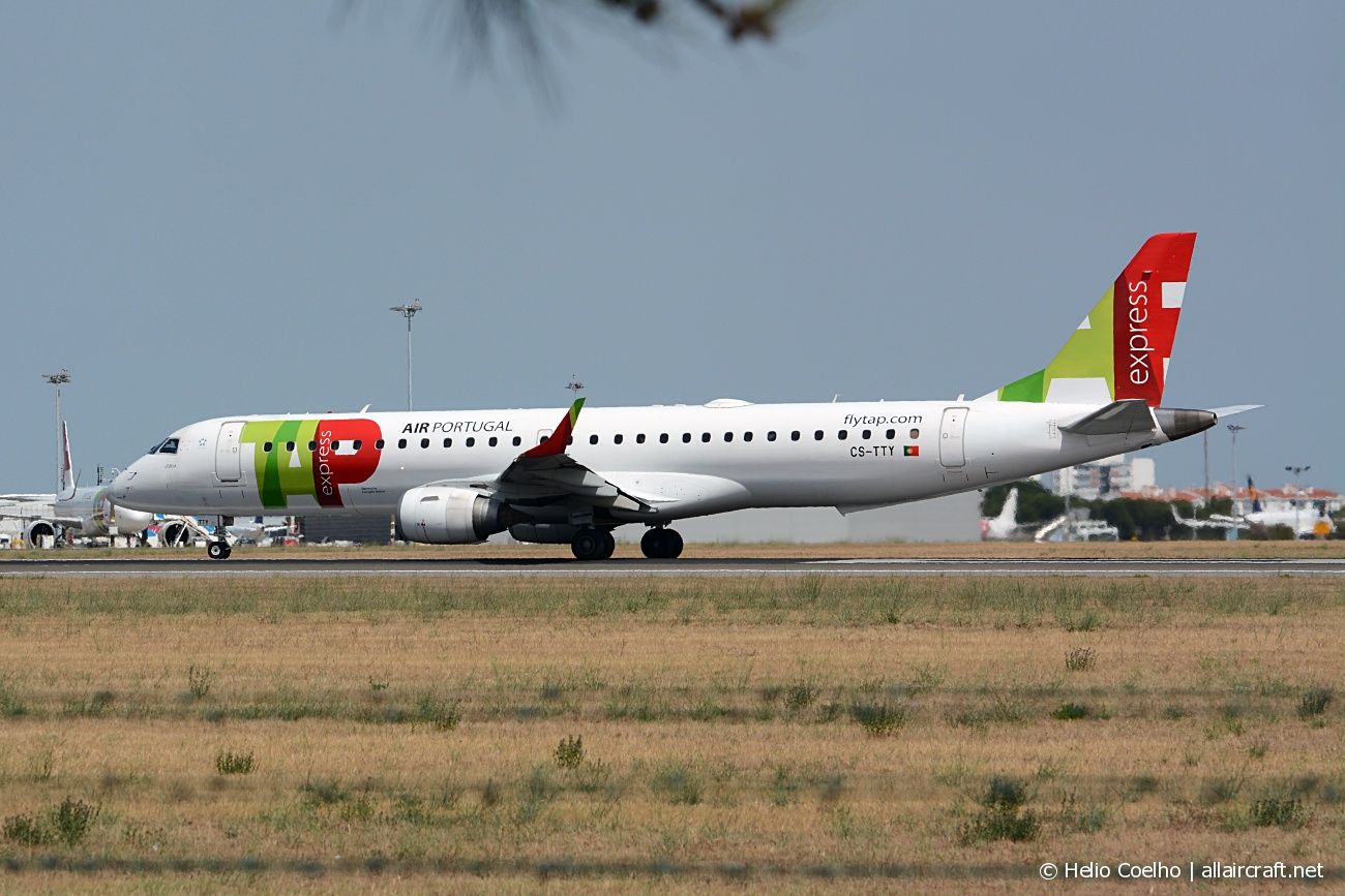 CS-TTY · Embraer 190-200IGW · (LIS / LPPT)