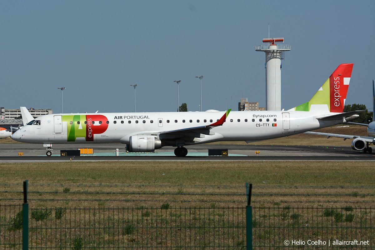 CS-TTY · Embraer 190-200IGW · (LIS / LPPT)