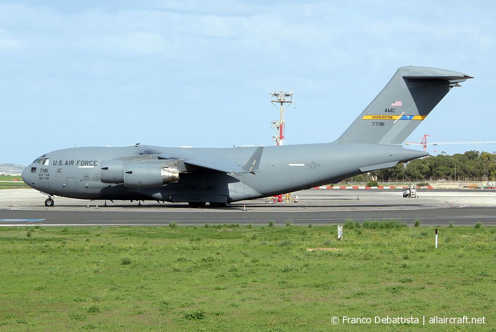 07-7181 · Boeing C-17A Globemaster III · (MLA / LMML)