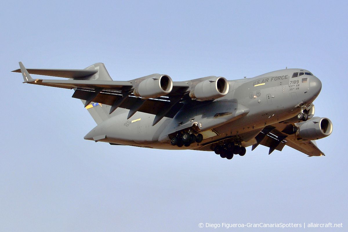 07-7189 · Boeing C-17A Globemaster III · (LPA / GCLP)