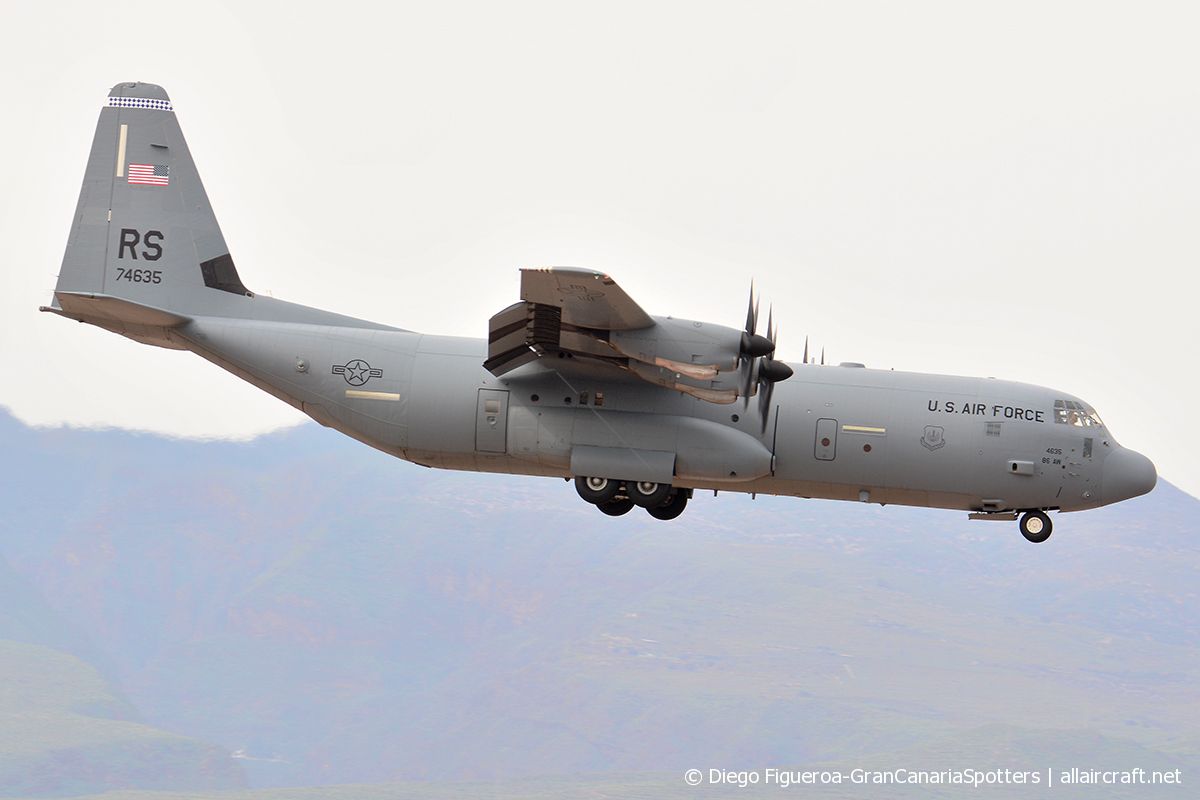 07-4635 · Lockheed Martin C-130J-30 Hercules · (LPA / GCLP)