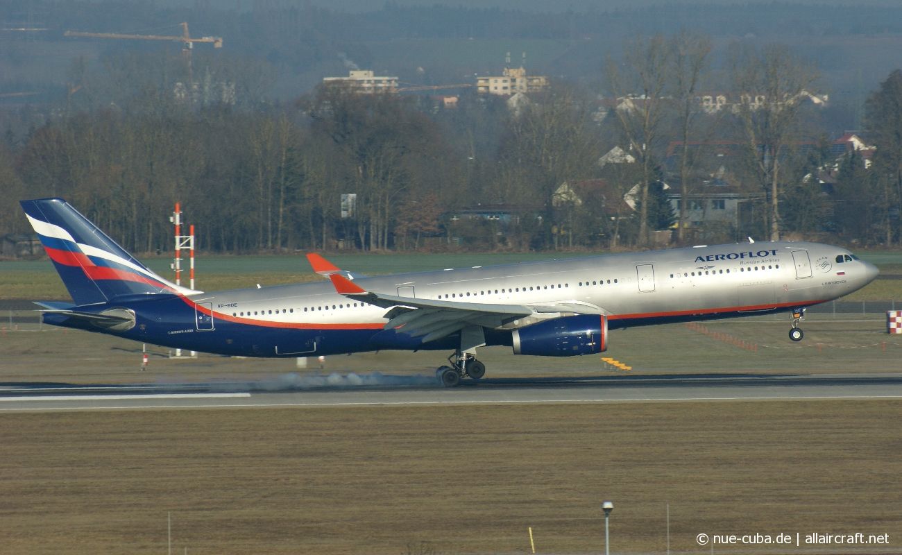 VP-BDE · Airbus A330-343 · (MUC / EDDM)