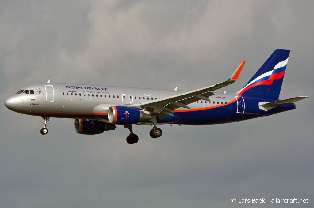 VP-BIF · Airbus A320-214(WL) · (CPH / EKCH)