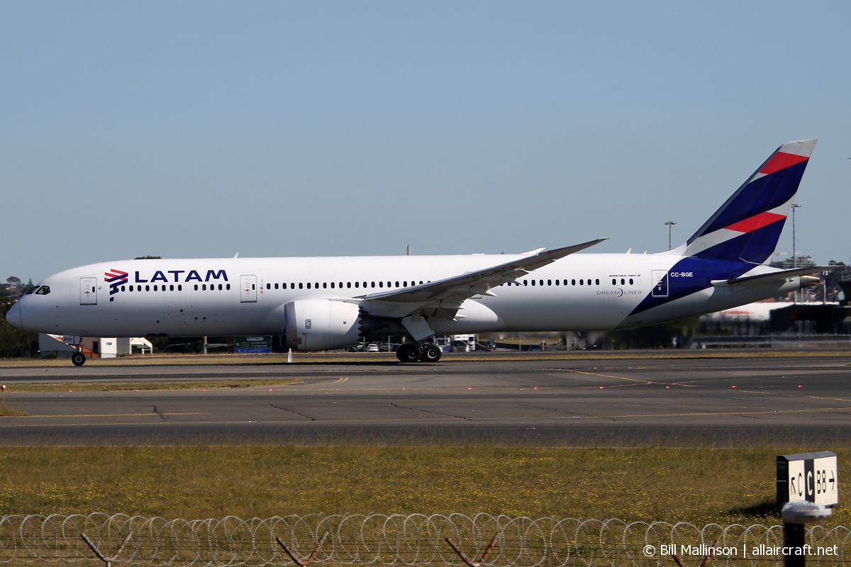 CC-BGE · Boeing 787-9 Dreamliner · (SYD / YSSY)
