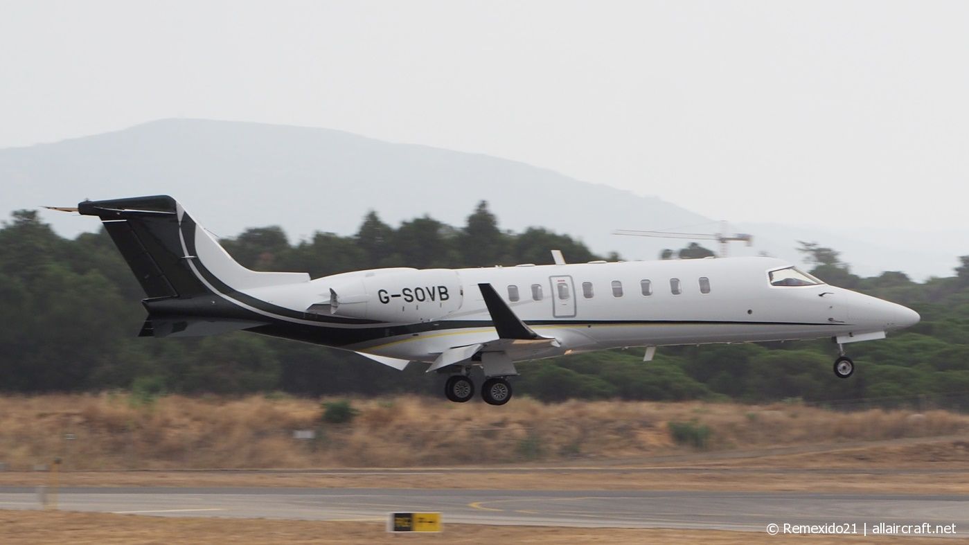 G-SOVB · Bombardier Learjet 45 · (FAO / LPFR)