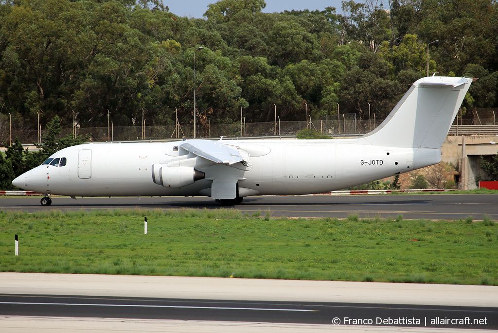G-JOTD · British Aerospace BAe-146-300QT · (MLA / LMML)
