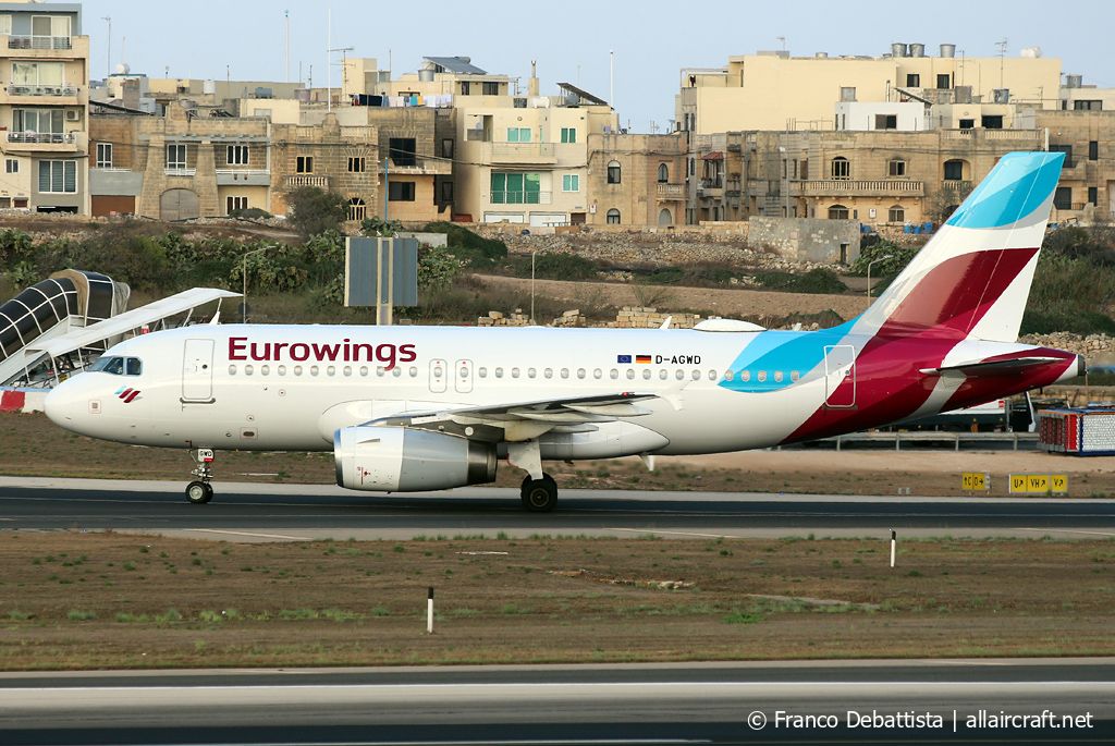 D-AGWD · Airbus A319-132 · (MLA / LMML)