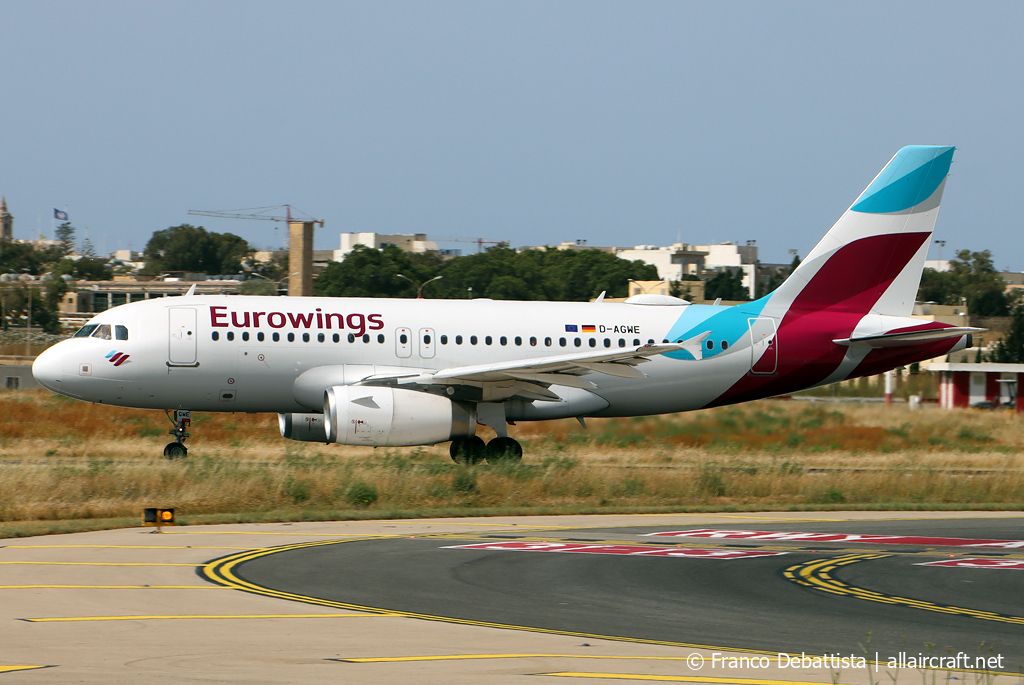 D-AGWE · Airbus A319-132 · (MLA / LMML)