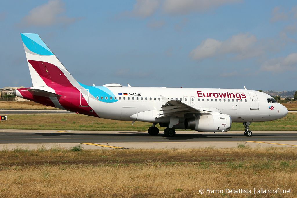 D-AGWK · Airbus A319-132 · (MLA / LMML)