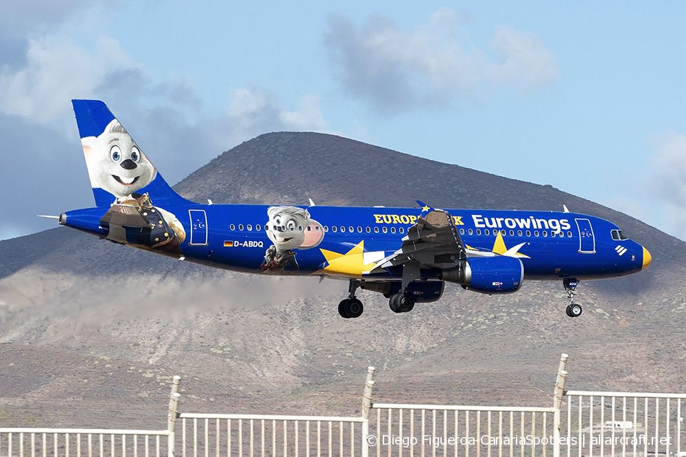 D-ABDQ · Airbus A320-214 · (LPA / GCLP)