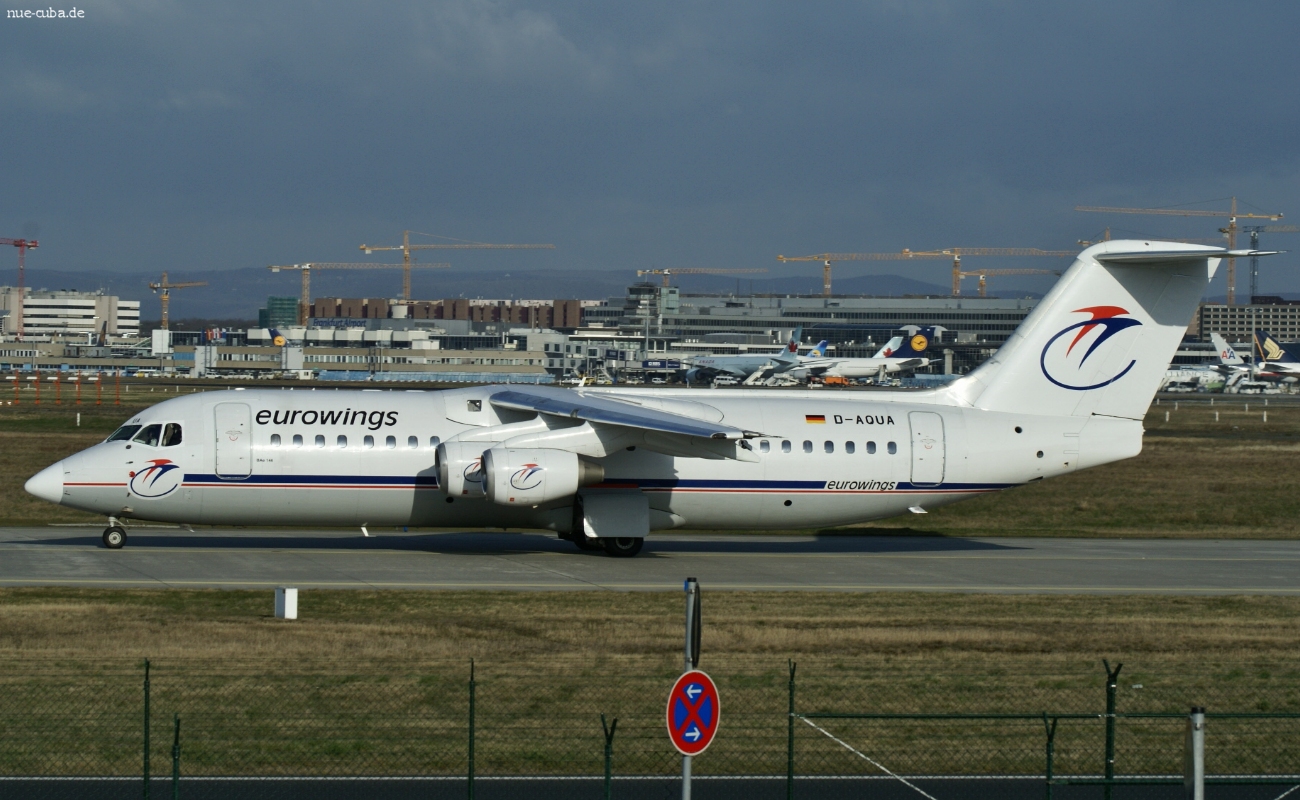 D-AQUA · British Aerospace BAe-146-300 · (FRA / EDDF)
