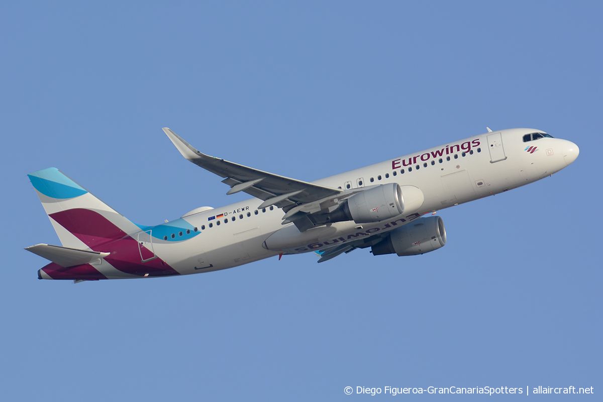 D-AEWR · Airbus A320-214 · (LPA / GCLP)
