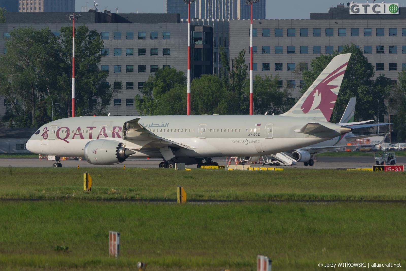 A7-BCZ · Boeing 787-8 Dreamliner · (WAW / EPWA)