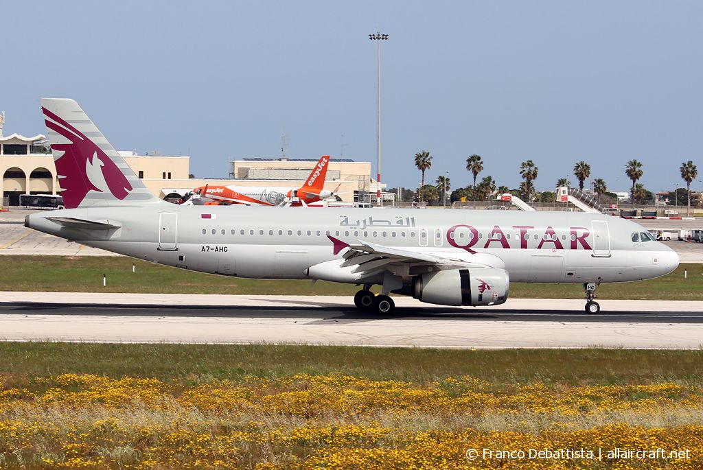 A7-AHG · Airbus A320-232 · (MLA / LMML)