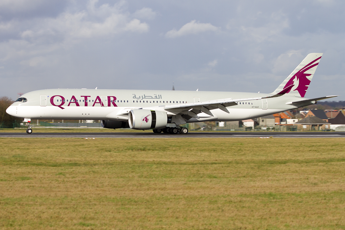 A7-ALK · Airbus A350-941 · (BRU / EBBR)