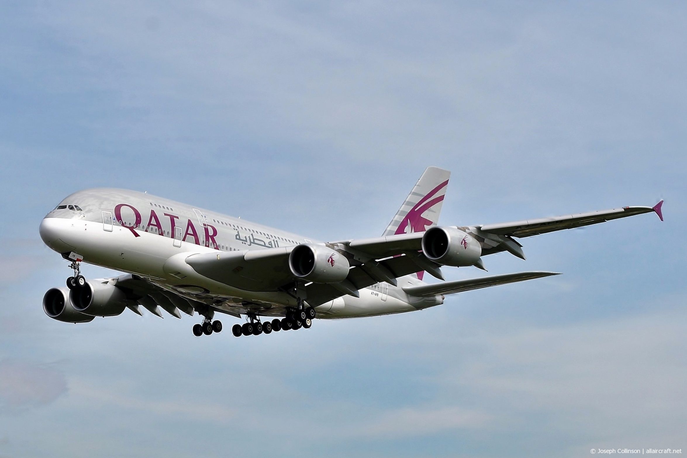 A7-APB · Airbus A380-861 · (LHR / EGLL)