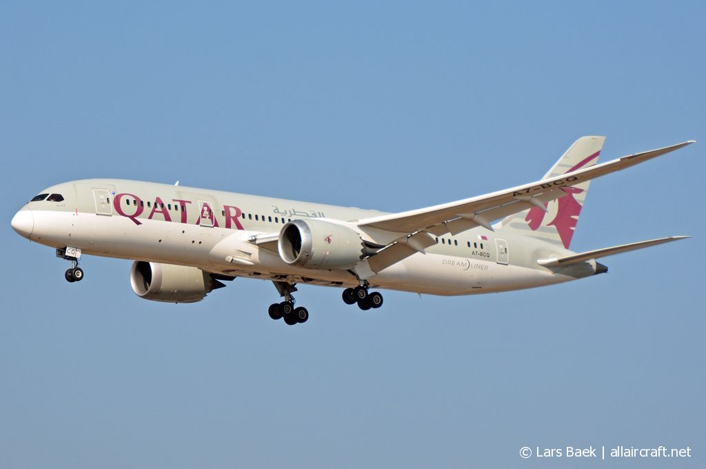 A7-BCQ · Boeing 787-8 Dreamliner · (CPH / EKCH)
