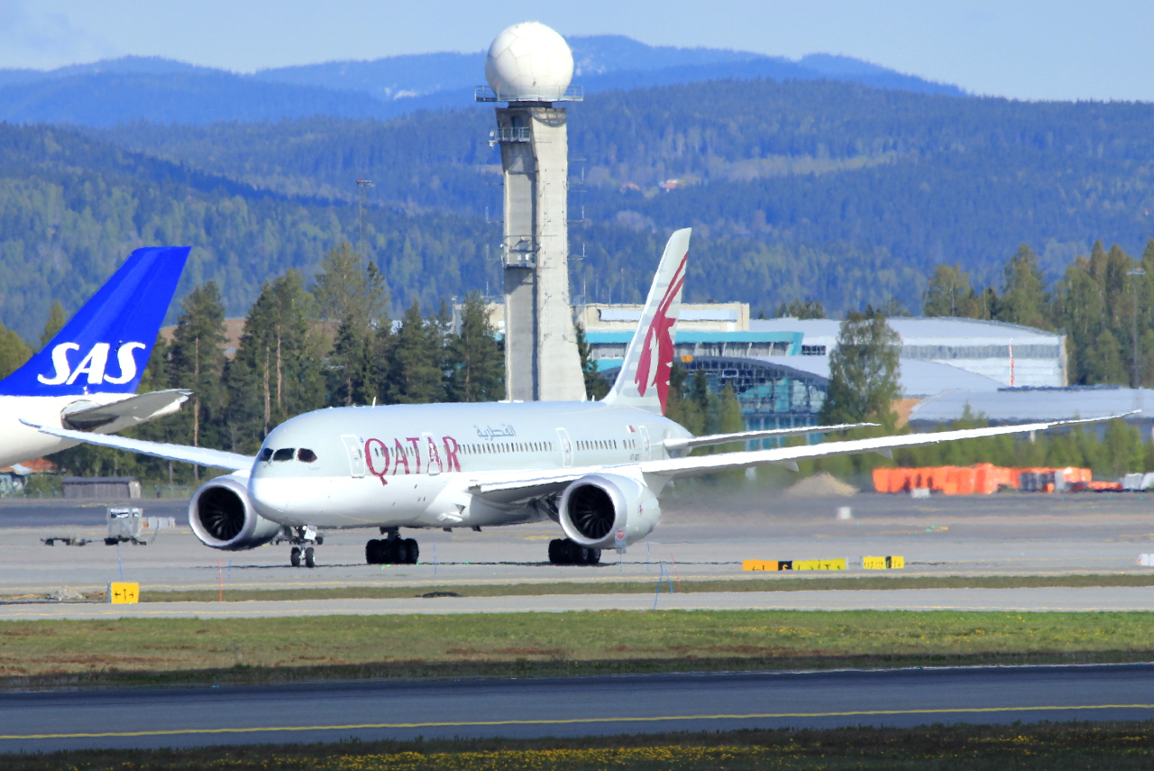 A7-BCI · Boeing 787-8 Dreamliner · (OSL / ENGM)