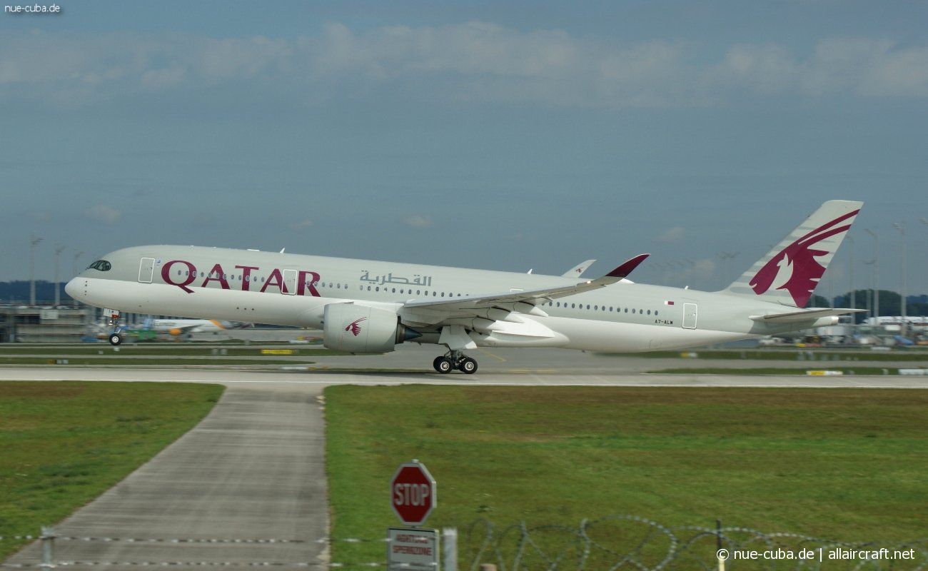 A7-ALW · Airbus A350-941 · (MUC / EDDM)