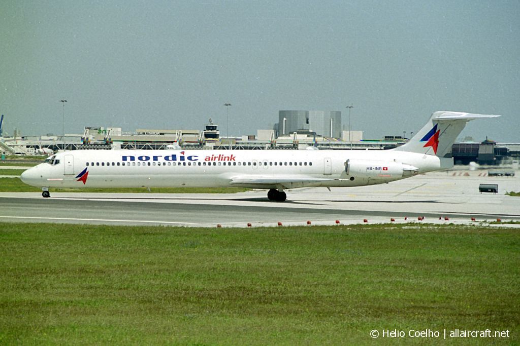 HB-INR · McDonnell Douglas MD-82 · (LIS / LPPT)