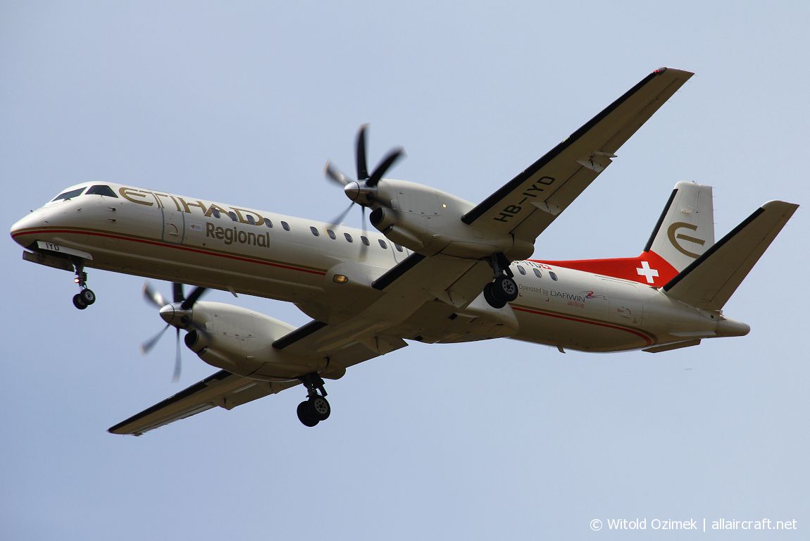 HB-IYD · Saab 2000 · (FCO / LIRF)
