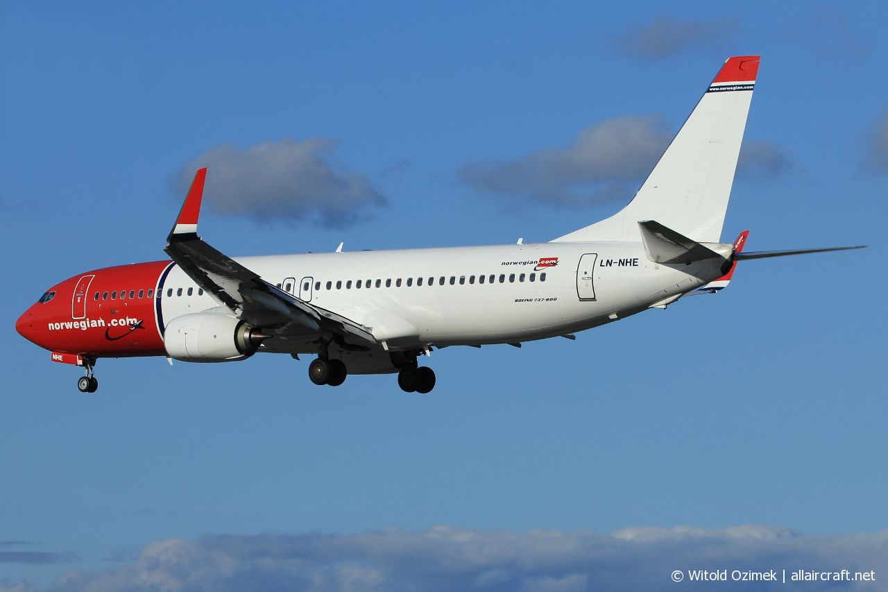 LN-NHE · Boeing 737-8JP(WL) · (SVG / ENZV)