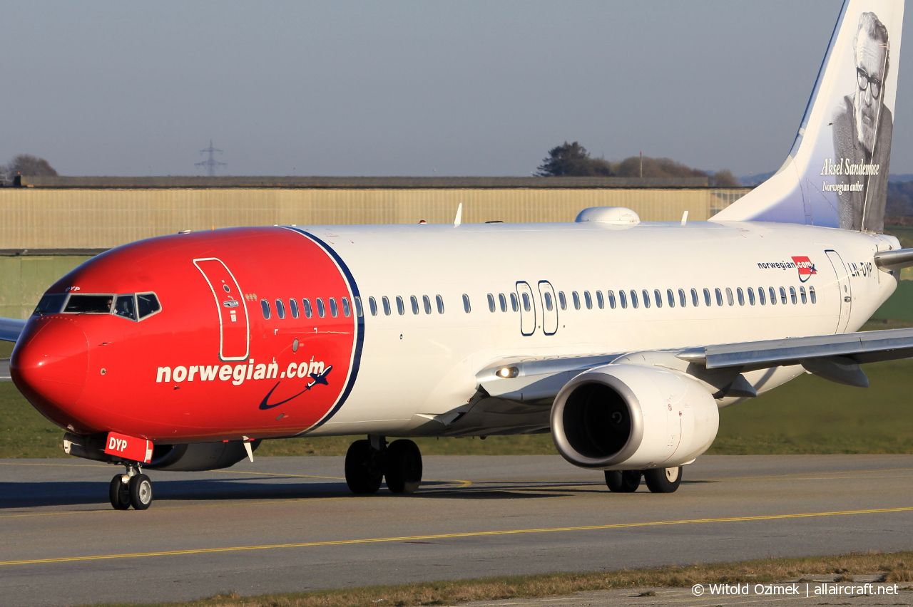 LN-DYP · Boeing 737-8JP(WL) · (SVG / ENZV)