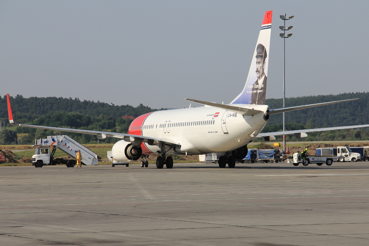 LN-NIB · Boeing 737-86J(WL) · (KRK / EPKK)