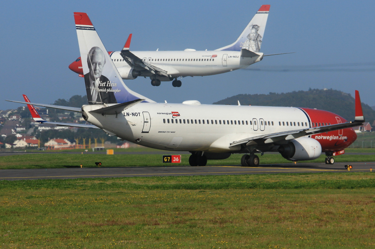 LN-NOT · Boeing 737-8JP(WL) · (SVG / ENZV)