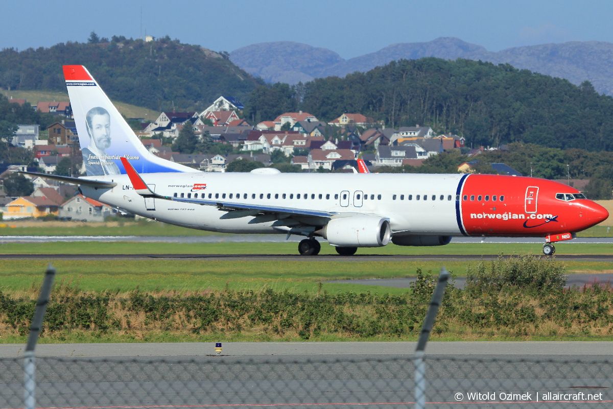 LN-NIG · Boeing 737-8JP(WL) · (SVG / ENZV)