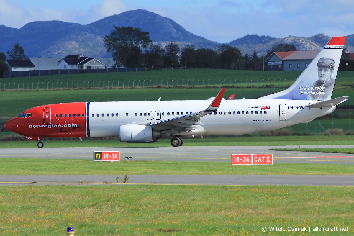 LN-NOW · Boeing 737-8JP(WL) · (SVG / ENZV)
