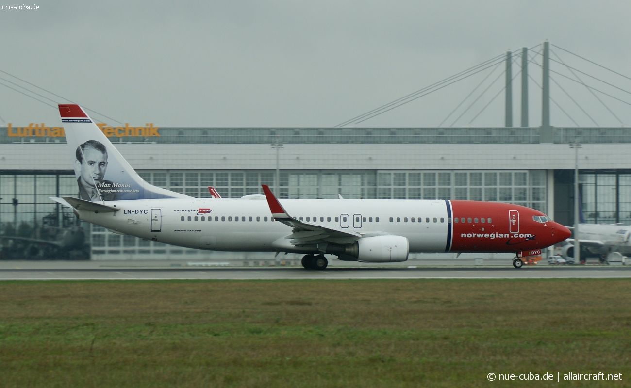LN-DYC · Boeing 737-8JP(WL) · (MUC / EDDM)