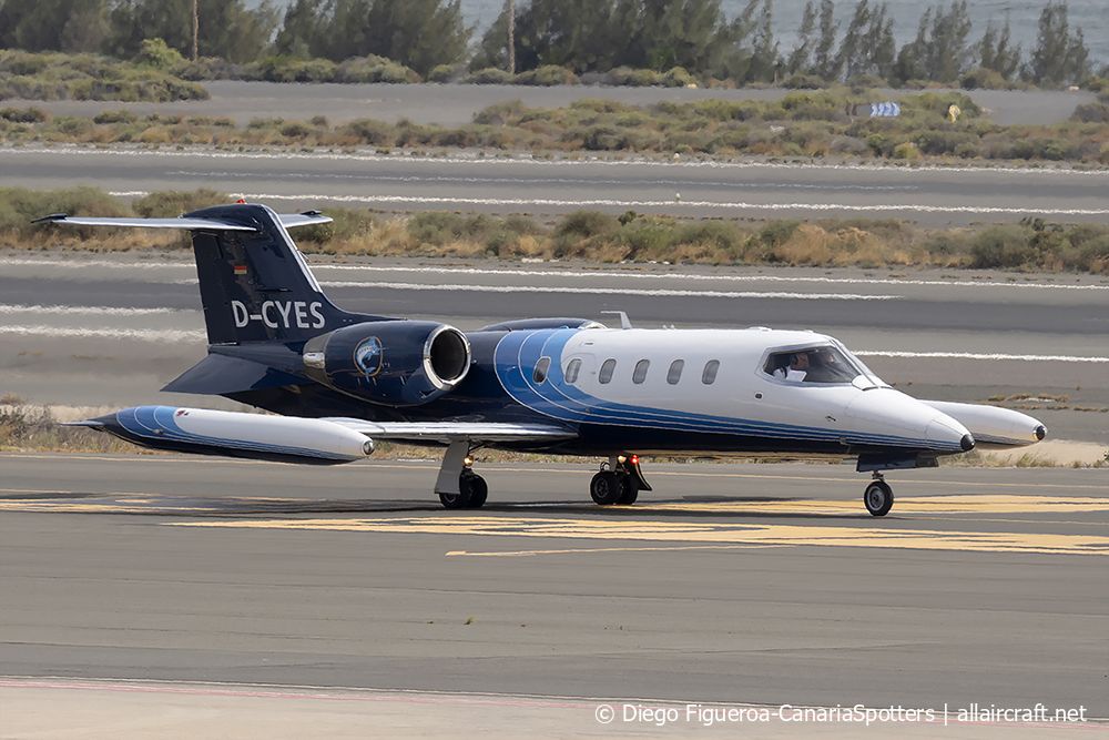 D-CYES · Learjet 35A · (LPA / GCLP)