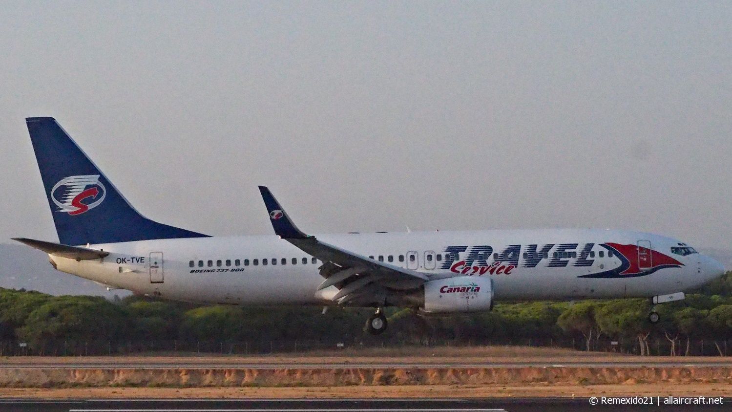 OK-TVE · Boeing 737-8CX(WL) · (FAO / LPFR)