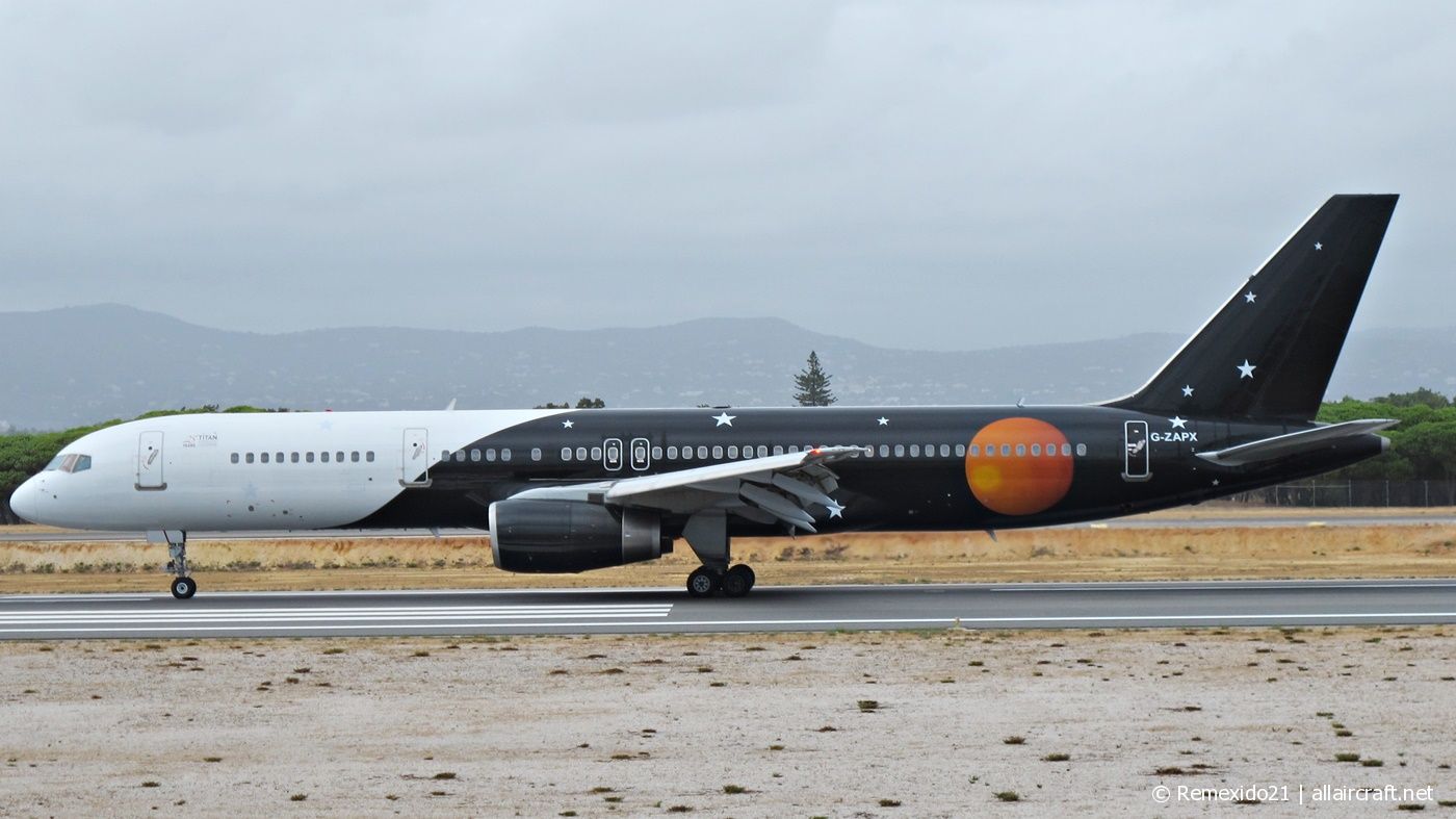 G-ZAPX · Boeing 757-256 · (FAO / LPFR)