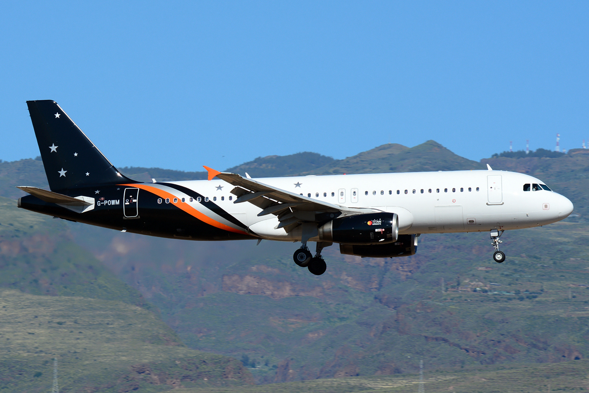 G-POWM · Airbus A320-232 · (LPA / GCLP)