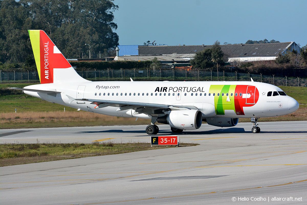 CS-TTE · Airbus A319-111 · (OPO / LPPR)