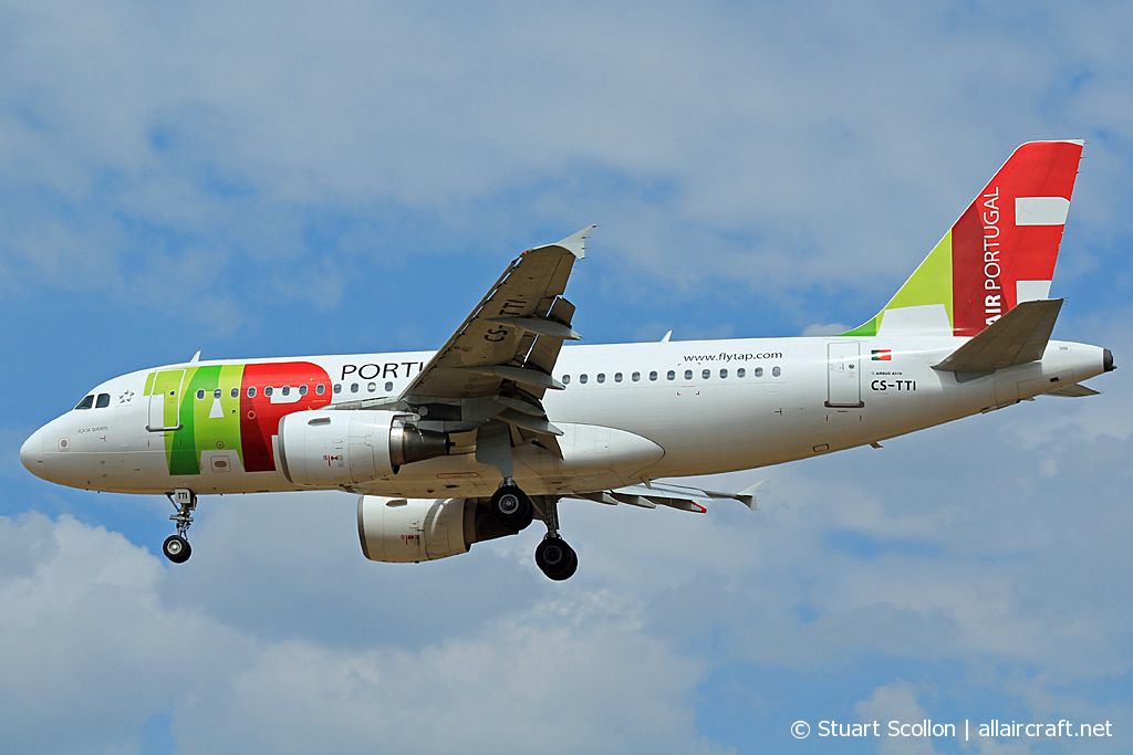 CS-TTI · Airbus A319-111 · (LHR / EGLL)