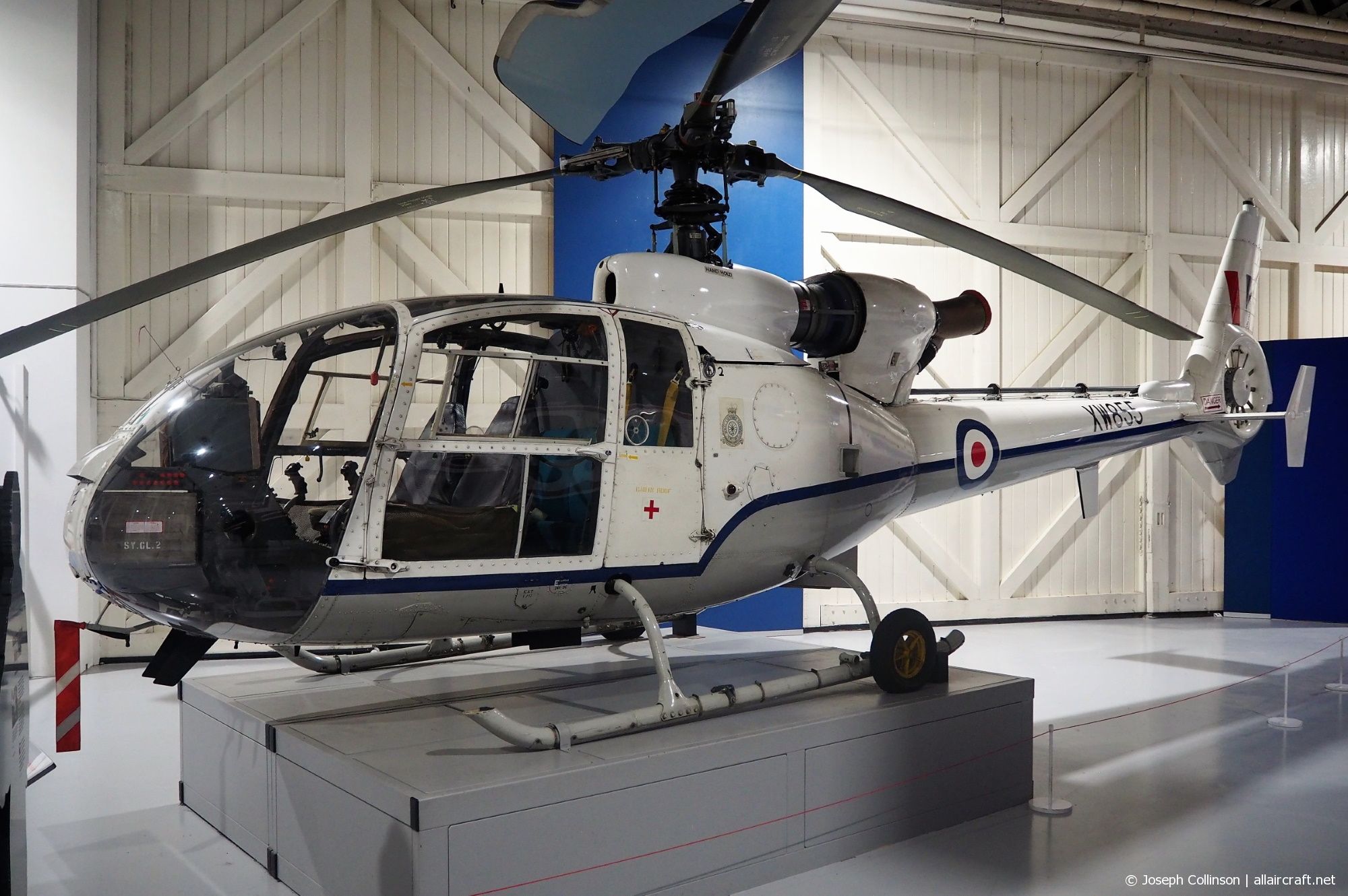 XW855 · Westland Gazelle HCC.4 · (HEN)