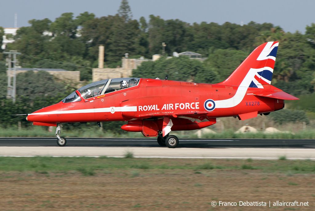XX278 · Hawker Siddeley Hawk T.1A · (MLA / LMML)