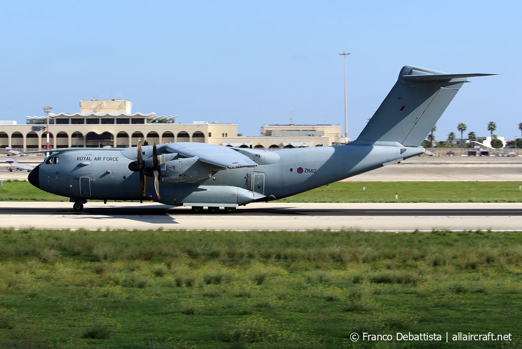 ZM412 · Airbus A400M-180 Atlas C.1 · (MLA / LMML)